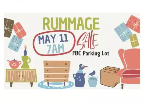 Rummage Sale - 649 Main Street and Liberty Street, Clarion PA